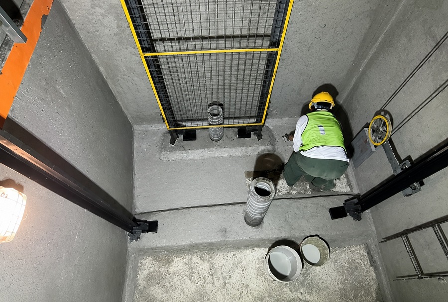 Yêu cầu về chống thấm hố pit thang máy